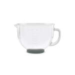 Smeg 4.8LT Glass Bowl Mixer Clear
