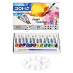 Doms Watercolor Tubes 12+PAL 7768