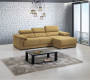 Orly L Shape Couch In Cream Fabric