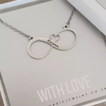 Lovella Personalized Necklace Stainless Steel Size: 37MM On 50CM Chain Ready In 3 Days