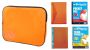 Stationery Pocket File Folders & Book Bag Bundle Orange