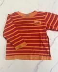 Naartjie Red And Orange Striped Long Sleeve T Shirt 6 12M