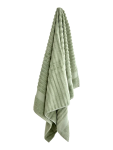 Textured Green Bath Sheet - 90X150CM Green