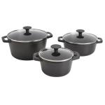 6 Pce Cast Iron Pot Set