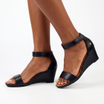 Shani Wedge - Black - 8
