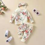 Off White Floral 3 Piece Set