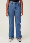 Cotton On Curvy Stretch Straight Jean - Sea Blue