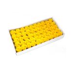 Artificial Flowers Box Of 50 Yellow