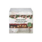 Festive Battery-powered Pinecone LED String Lights 1.5 M