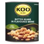 Koo Butter Beans In Flavoured Brine 3KG