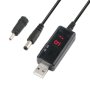 USB Boost Cable 5V Step Up To 9V 12V Adjustable Voltage Converter 1A Step-up Volt Transformer Dc Power Regulator With Switch