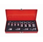 Socket Set Ring Flat 3 8" 12PC