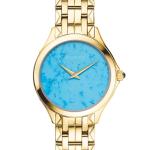 Flamea Gold Pvd Swiss Quartz Watch