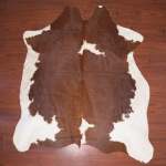 Aas Grade Cow Hide 1052 Brown white L - Large Brown white Panelled