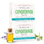 J.r.liggett's Conditioner Bar All-natural Plant-based Solid Hair Conditioner With Organic Cocoa Butter And Argan Oil For Soft An