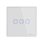 Sonoff T2 Touch 86MM Tempered Glass Panel Wall Switch Smart Home Light Touch Switch Compatible With Alexa And Google Home Ac 100