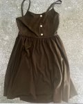 Black Strappy Dress 10 11Y