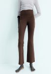 Flared Leggings - Dark Brown