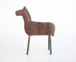 African Horse Ornament Geometric Pattern – 36X30CM