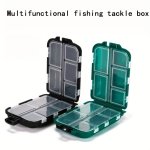 1PCS Multifunctional Fishing Tackle Box 10-COMPARTMENT Lure Accessory Case Durable PC Material Portable Fish Hook Storage