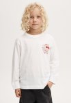 Cotton On Long Sleeve Jonny Tee - White keep On Rolling