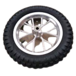 Complete Rear Wheel 12 1 2X2.75 Consisting Of Tyre Tube And Rim In Black