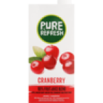 Pure Uht 100% Cranberry Fruit Juice 1L