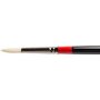 Dr. Georgian G24 4 Round Hog Oil Brush - Long Handle