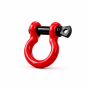 Wild Dog 4X4 – 3.25T Screw Pin Bow Shackle – Red For