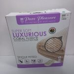 Pure Pleasure Coral Fleece Single Fitted Electric Blanket