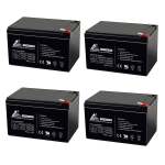 Set X4 48V Buggie Batteries Sealed Lead Acid Battery 12V12AH 20HR