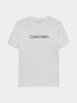 Calvin Klein Unisex Inst Logo Short Sleeve T-Shirt In White - White 16