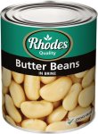 Rhodes Butter In Brine Beans