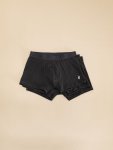 Polo Mens Basic Knit 3 Pack Boxers In Black - Black 3XL