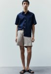 Regular Fit Shorts - Beige