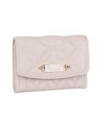 Madison Polo Compact Trifold Purse Beige - Ys Travel Bags