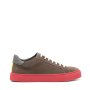 Oil Beige With Red Sole Vintage Sneaker -beige/red