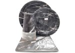 Black Rip Paperplate Set 40PC Set