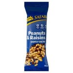 Safari Peanuts & Raisins Lightly Salted 60G