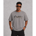 Mens Santi T-Shirt In Grey - Grey 3XL