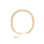 Goldair Gold Cuban Chain Link Bracelet - Gold