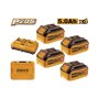 Ingco Cordless 20V Battery 5.0AH 4 Bat + Charger