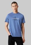 Calvin Klein Short Sleeve Hero Monogram Tee 30S Eu Opt - Blue Horizon