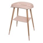 Bebejou Sense Edition Bath + Stand -griffin Grey Built In Digital Thermometer - Mellow Rose