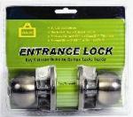 Door Lock Set Round .knob+cylinder Ant-copper