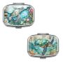 Seaturtle 2 Piece Small Pill Container Tins - Compartment Medication Boxes