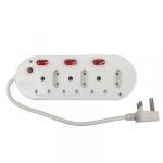 Nexus Multi Plug 3 X 16A- 3 X 5A Switch
