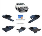 Toyota Landcruiser 70 79 Series Heavy Duty Mat Set Rubber Moulded 2009-2023