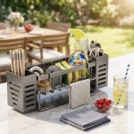 Stainless Steel Kitchen Sink Caddy Organiser