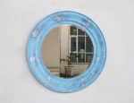 Blue Round Mirror 100